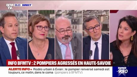 INFO BFMTV - Deux pompiers agressés en Haute-Savoie alors qu'ils intervenaient sur un accident de la route