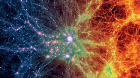 Weltraum: Heißes Gasfilament offenbart verborgene Materie im All
