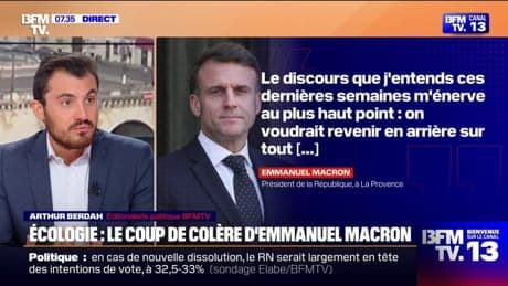 ÉDITO - "Emmanuel Macron souffre d'un déficit de crédibilité en matière d'écologie"