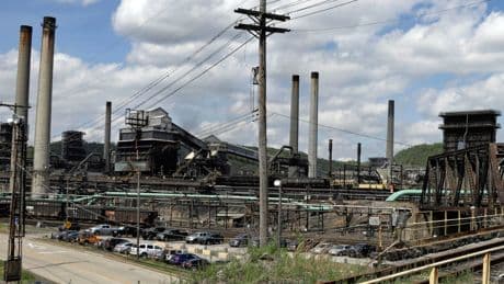 Explosion at US Steel plant in Pennsylvania leaves dozens hurt and people trapped under rubble