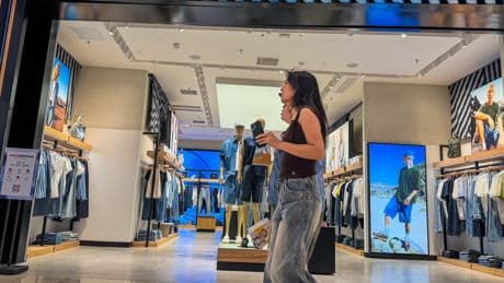 Jeans brand Levi's is up 8% on strong earnings &mdash; despite a profit hit from tariffs