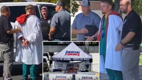 El FBI detiene a un hombre que se cuela con bata de laboratorio en la escena del crimen donde murió Kirk para obtener fotos