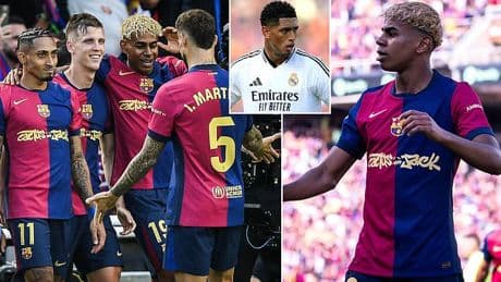 Lamine Yamal aims brutal dig at Jude Bellingham after Barcelona's huge El Clasico triumph over Real Madrid