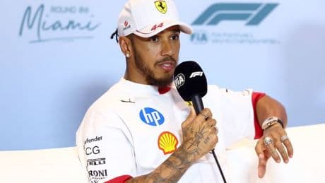 Lewis Hamilton makes savage eight-word dig at his own team during Miami Grand Prix