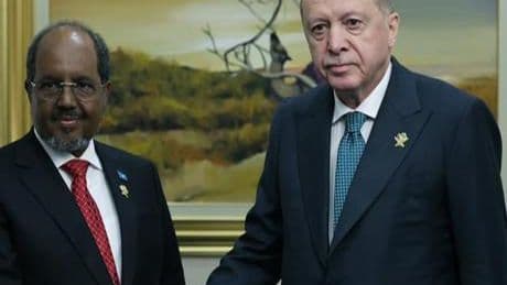 Cumhurbaşkanı Erdoğan, Somali Cumhurbaşkanı Mahmud ile görüştü