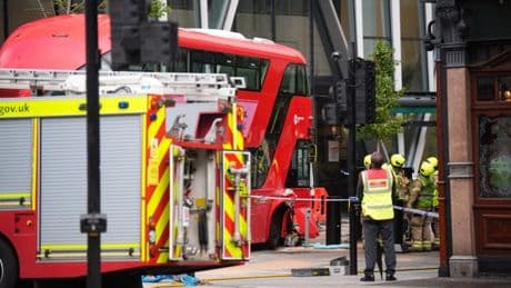 ‘Several injured’ after bus crash near London Victoria station