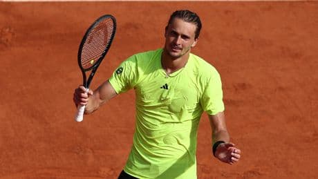 Roland-Garros : Alexander Zverev gagne en trois sets sur la route des 8es