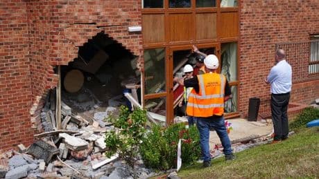 Car thief smashed into care home and broke resident's back in police chase