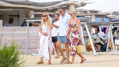 Prince William and Harry’s cousin Lady Kitty Spencer, 34, spotted with rarely seen billionaire husband, 66, in Saint Tropez