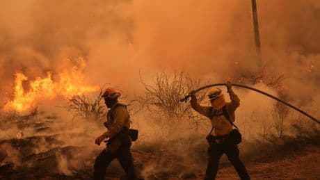 Neues Feuer nahe Los Angeles breitet sich rasant aus