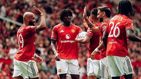 Manchester United 1-1 Fiorentina: Pre-season ends with entertaining draw after Benjamin Sesko unveiled