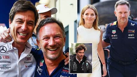 Toto Wolff reveals why he 'MISSES' sacked Red Bull boss Christian Horner as Mercedes chief opens up on his 'a**hole' ex-sparring partner