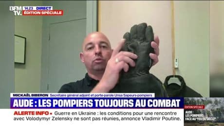 "Résister à des températures de 800°C": quel est l'équipement porté par les soldats du feu luttant contre l'incendie dans l'Aude?