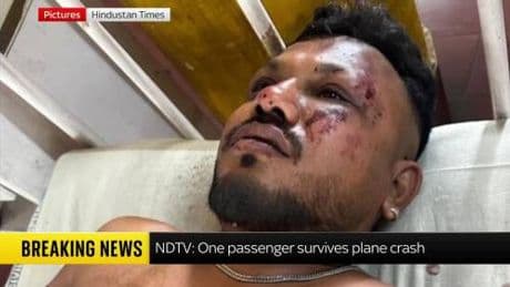 Incidente aereo in India, le prime parole del sopravvissuto: "Circondato dai morti"
