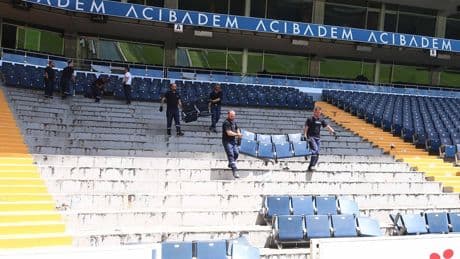 Fenerbahçe'nin stadında tadilat ve yenileme çalışmaları başladı