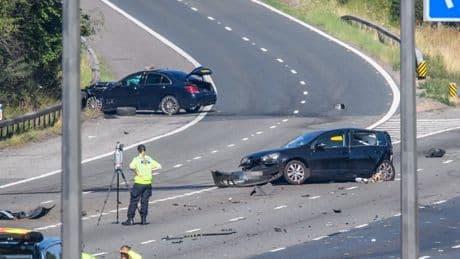 Man, 27, dies after hit-and-run motorway crash