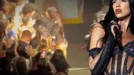 Dua Lipa konserine damga vuran an! 'Türkiye'den senin için geldim'