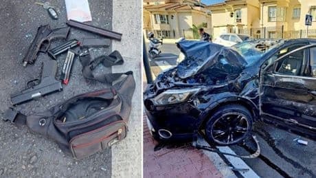 British ‘assassin’ on the run found in Spain with weapons after crashing car