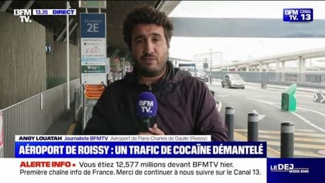 Aéroport de Roissy: huit personnes interpellées après le démantèlement d'un trafic de cocaïne entre la France et le Brésil