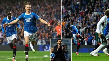 RANGERS 2-0 PANATHINAIKOS: Flop fears cast aside as rising stars take centre stage to get new boss Martin off to winning start at Ibrox