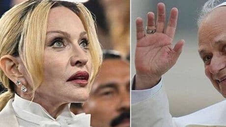 Madonna's hilarious reaction to finding out she's related to the Pope