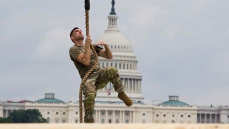 Scenes From Trump’s Military Parade and the ‘No Kings’ Protests Opposing It