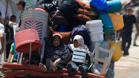 Gaza war latest: Israel launches invasion as hundreds of thousands of Palestinians set to flee Gaza City