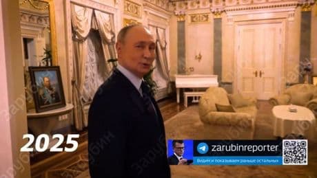 Vladimir Putin gives rare glimpse inside his gilded Kremlin apartment