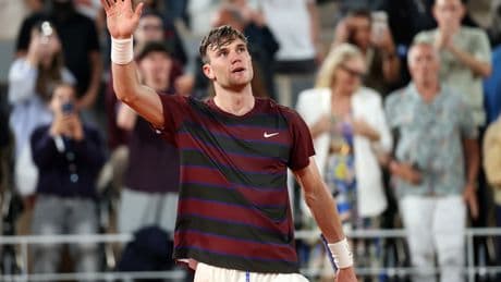 French Open: Jack Draper reaches third round after battling win over local favourite Gael Monfils