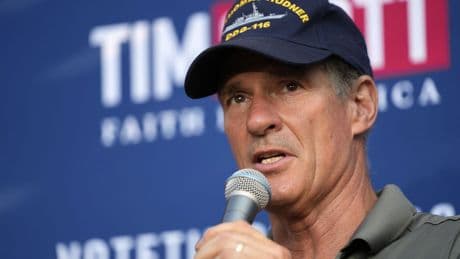 Former Republican U.S. Sen. Scott Brown of Massachusetts seeks to succeed Shaheen in New Hampshire