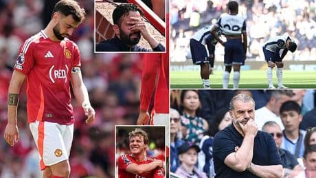 How Man United and Spurs compare across FOUR key areas as the Premier League giants slip to historic new lows - and which club should be fearing the worst ahead of their crucial Europa League showdown?