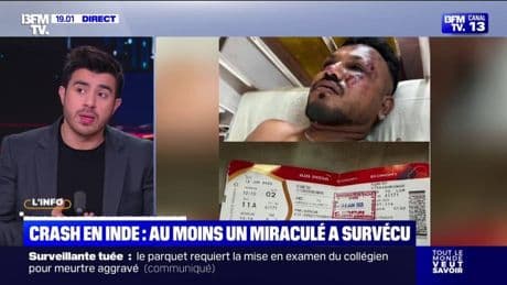 Crash d'avion en Inde: ce que l'on sait du miraculé qui a survécu à l'accident