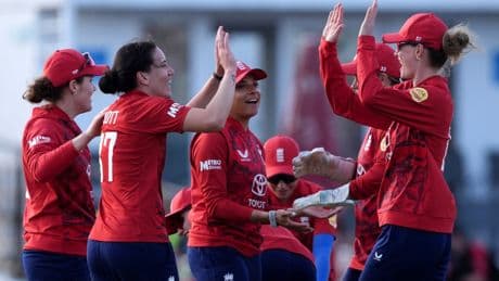 Em Arlott stars as England canter to series victory against West Indies