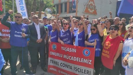 Temel Conta işçileri: Bugün dünden daha kararlıyız, biz kazanacağız