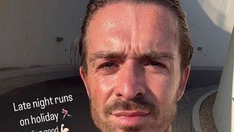 Jack Grealish sends seven word message from holiday after being axed from Man City squad