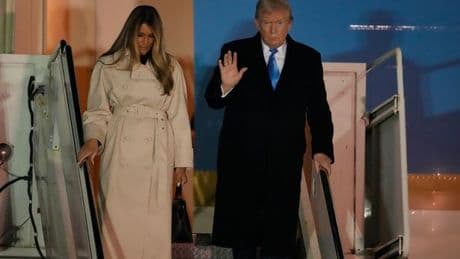 Donald Trump arrives in Rome for Pope Francis' funeral amid 'ring of steel' security