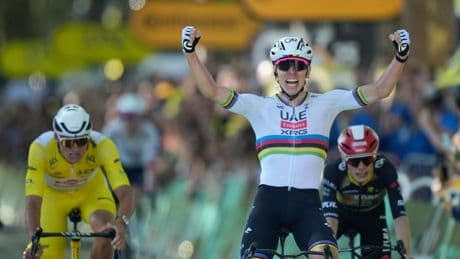 La centésima victoria de Tadej Pogacar en la tierra de Jacques Anquetil