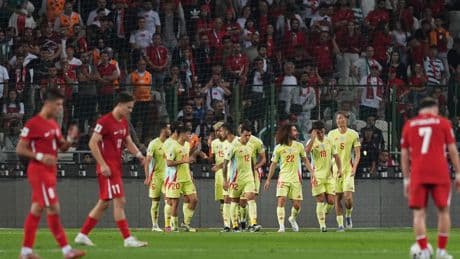 Türkiye, İspanya'ya 6-0 mağlup oldu