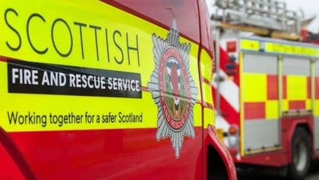 30 firefighters tackling blaze on residential street in Motherwell