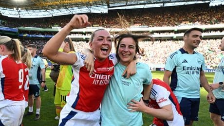 Arsenal boss Renee Slegers reveals she predicted Champions League-winning goal