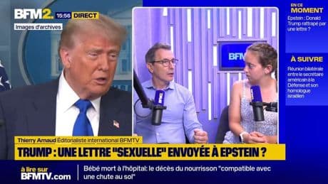 Affaire Epstein: une lettre "sexuelle" de Donald Trump envoyée à Jeffrey Epstein ?