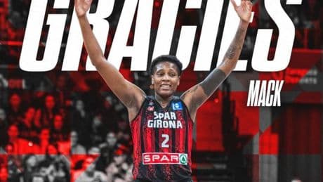La pívot estadounidense Natasha Mack, primera baja confirmada del Spar Girona