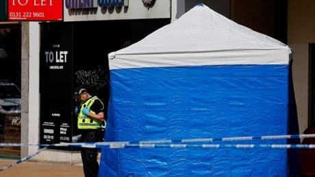 Edinburgh Princes Street death probe continues as cops stand guard near forensic tent