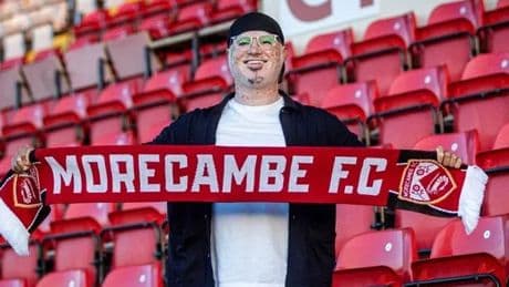 Morecambe make history after avoiding extinction with loyal fans and staff rewarded