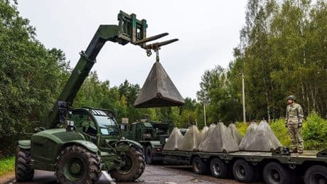 Litauen errichtet aus Furcht vor russischer Invasion „Drachen-Zähne“