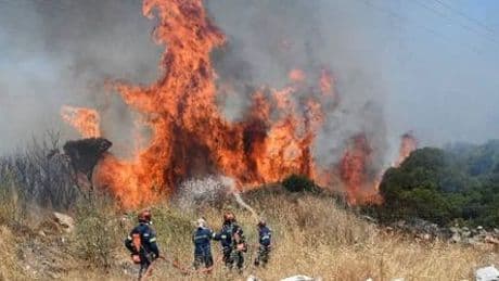 Griechenland: Brände auf der Insel Kythira