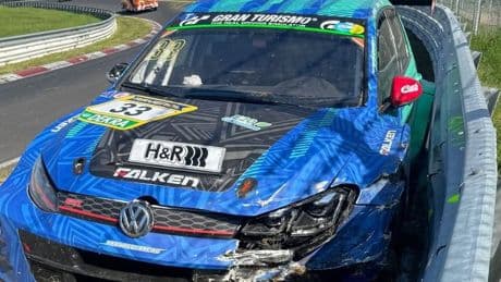 Schock für Ex-Nationalspieler - Kruse schrottet Rennwagen