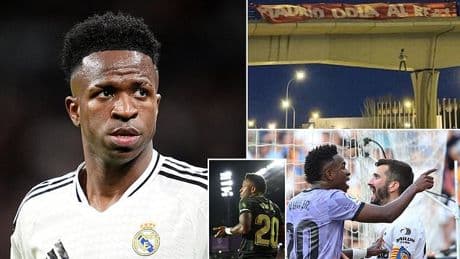 Vinicius Junior abuse: Four found guilty and sentenced after hate crimes and threats targeting Real Madrid forward - including hanging effigy