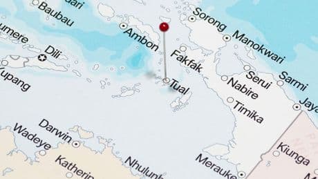 Terremoto di magnitudo 6.7 al largo Indonesia orientale