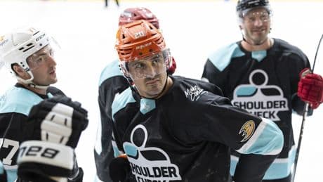 Ducks’ Frank Vatrano excited he is teammates again with Chris Kreider